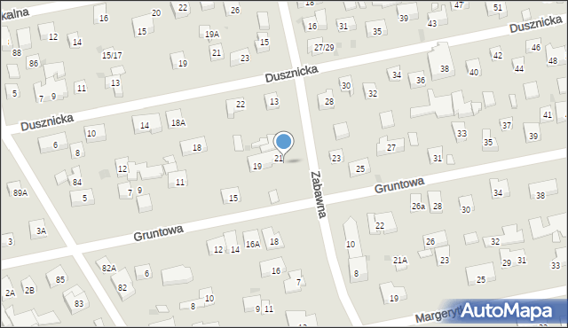 Warszawa, Zabawna, 11, mapa Warszawy