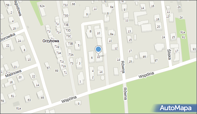 Warszawa, Za Dębami, 12, mapa Warszawy