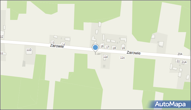 Wąsosz, Zarowie, 11m, mapa Wąsosz