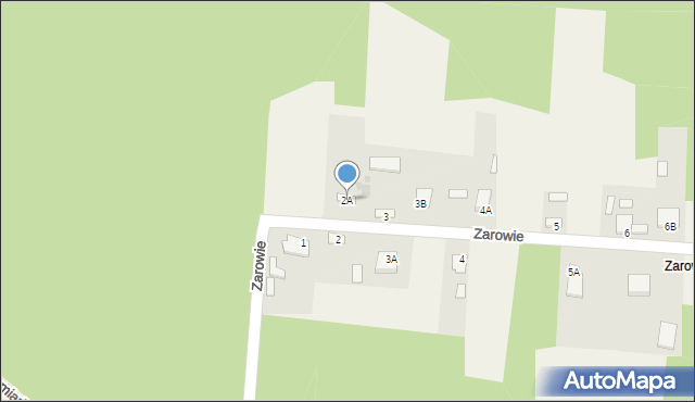 Wąsosz, Zarowie, 2A, mapa Wąsosz