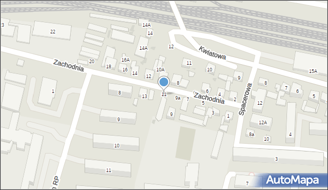 Wejherowo, Zachodnia, 11, mapa Wejherowo