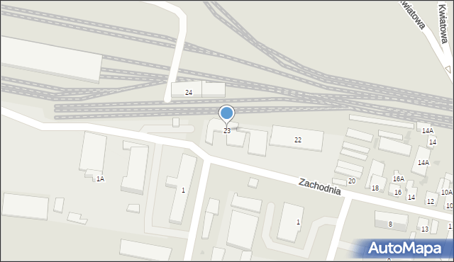Wejherowo, Zachodnia, 23, mapa Wejherowo