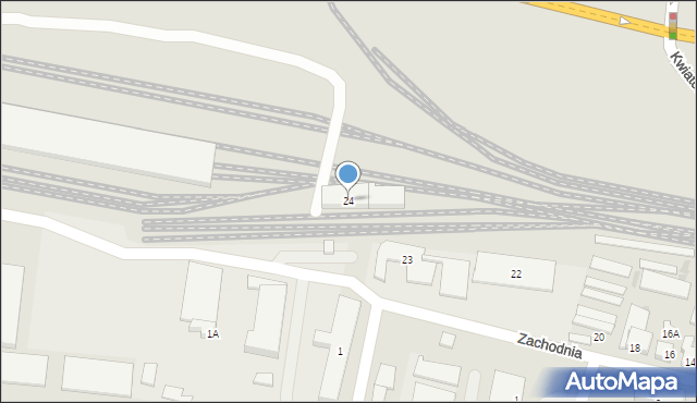 Wejherowo, Zachodnia, 24, mapa Wejherowo