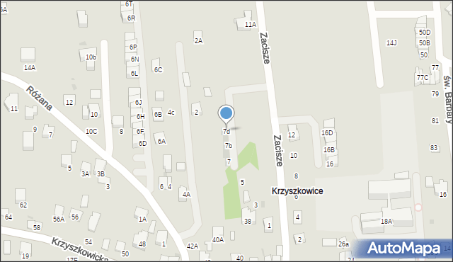 Wieliczka, Zacisze, 7d, mapa Wieliczka