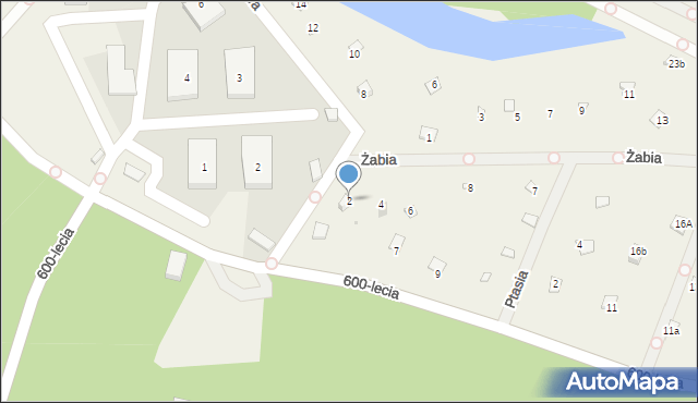 Wieliszew, Żabia, 2, mapa Wieliszew