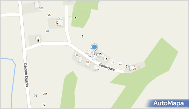 Wilczkowice, Zamkowa, 13, mapa Wilczkowice