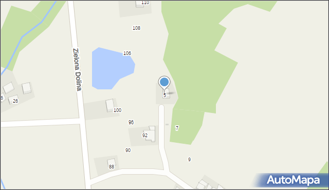 Wilczkowice, Zamkowa, 5, mapa Wilczkowice