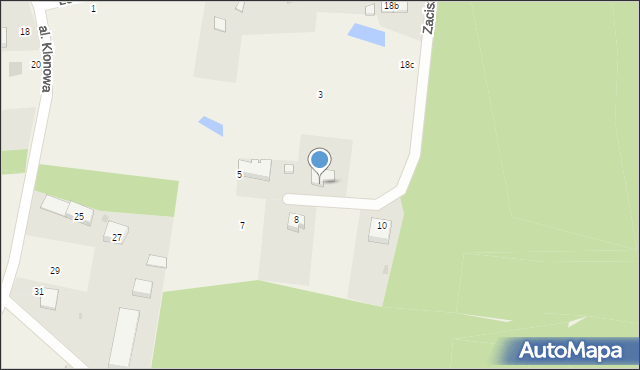 Wilczyn, Zaciszna, 4, mapa Wilczyn