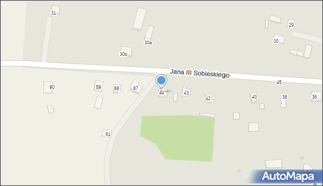 Wodzisław, Żarnowska, 44, mapa Wodzisław
