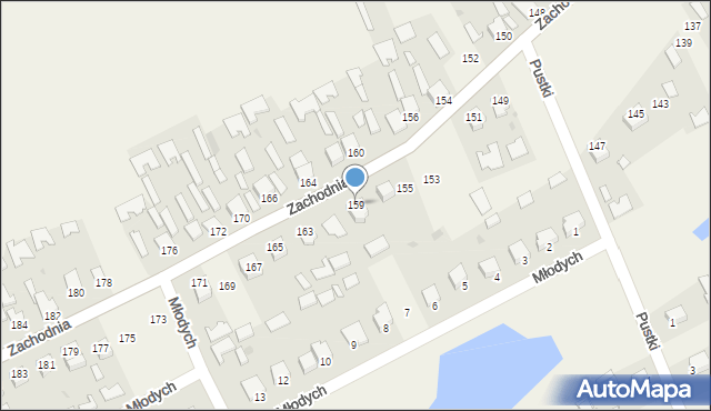 Wola Baranowska, Zachodnia, 159, mapa Wola Baranowska