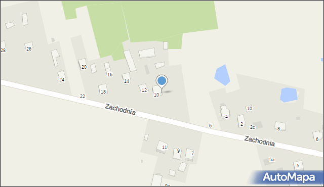 Wola Suchożebrska, Zachodnia, 8, mapa Wola Suchożebrska