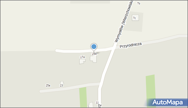Wolbrom, Zacisze, 15A, mapa Wolbrom