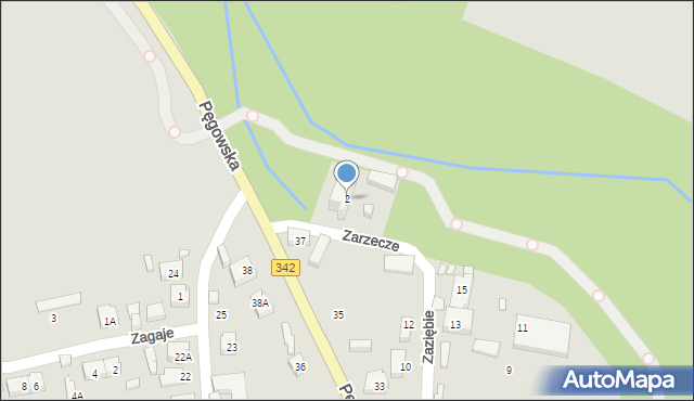 Wrocław, Zarzecze, 2, mapa Wrocławia