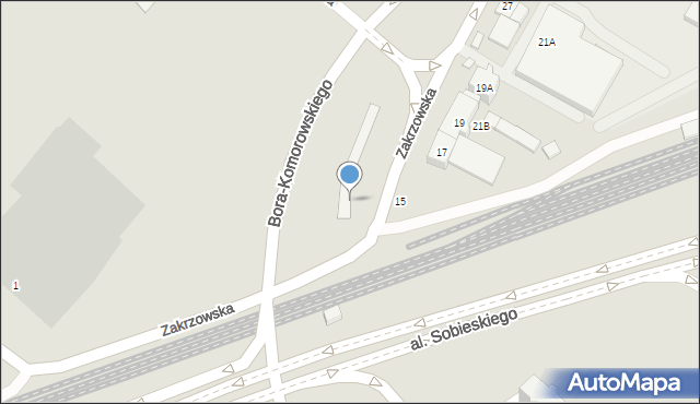 Wrocław, Zakrzowska, 2, mapa Wrocławia