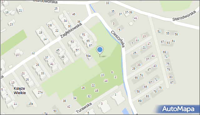 Wrocław, Zagłębiowska, 81, mapa Wrocławia