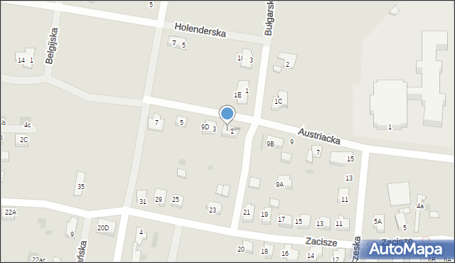 Wschowa, Zacisze, 9C, mapa Wschowa