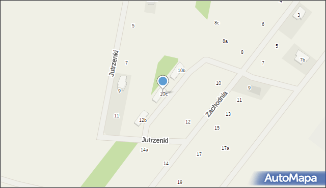 Wyględy, Zachodnia, 10c, mapa Wyględy