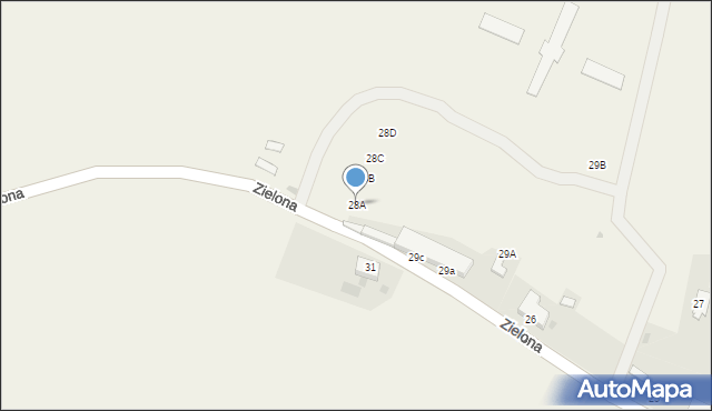Żaba, Żaba, 28A, mapa Żaba