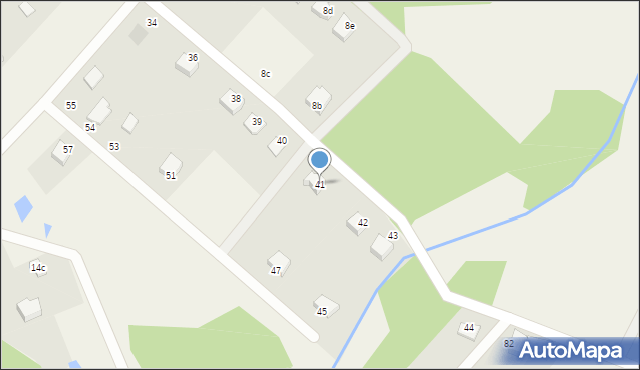 Zabagno, Zabagno, 41, mapa Zabagno