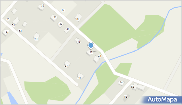 Zabagno, Zabagno, 42, mapa Zabagno