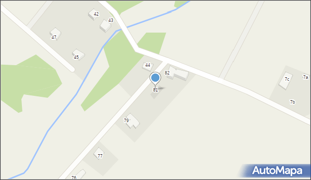 Zabagno, Zabagno, 81, mapa Zabagno