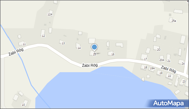 Żabi Róg, Żabi Róg, 15, mapa Żabi Róg