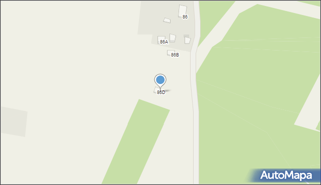 Żabi Róg, Żabi Róg, 86D, mapa Żabi Róg