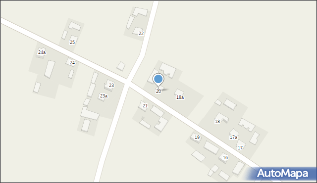 Żabiec, Żabiec, 20, mapa Żabiec