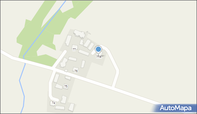 Żabiec, Żabiec, 77A, mapa Żabiec