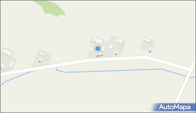 Żabiec, Żabiec, 80, mapa Żabiec