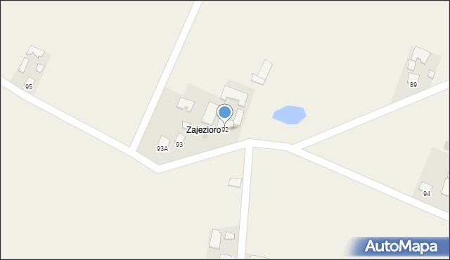 Żabiec, Żabiec, 92, mapa Żabiec