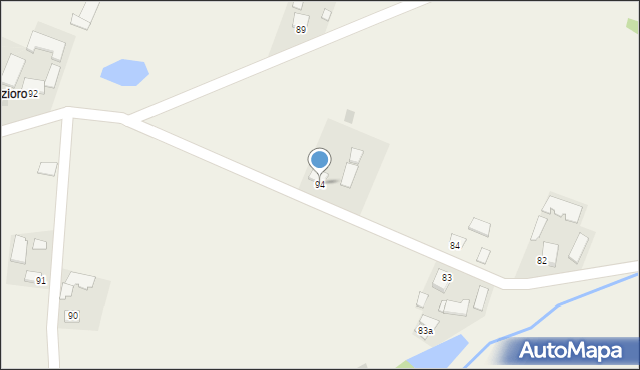 Żabiec, Żabiec, 94, mapa Żabiec
