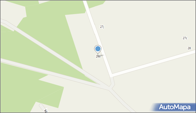 Żabieniec, Żabieniec, 29b, mapa Żabieniec