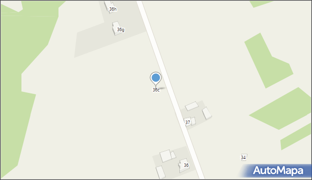 Żabieniec, Żabieniec, 36c, mapa Żabieniec