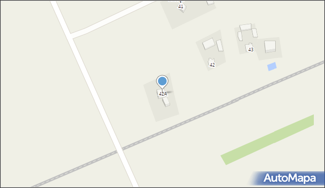 Żabieniec, Żabieniec, 42A, mapa Żabieniec