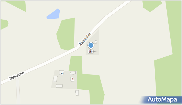 Żabieniec, Żabieniec, 6a, mapa Żabieniec