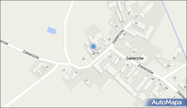 Zabierzów, Zabierzów, 16, mapa Zabierzów