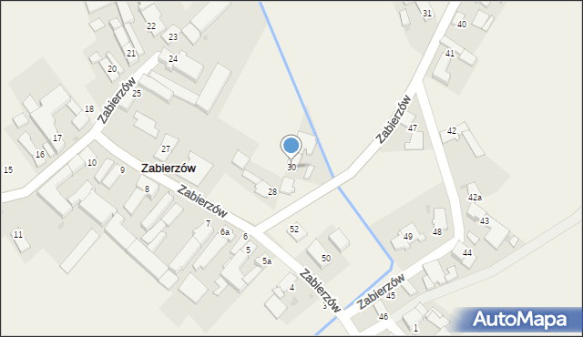 Zabierzów, Zabierzów, 30, mapa Zabierzów