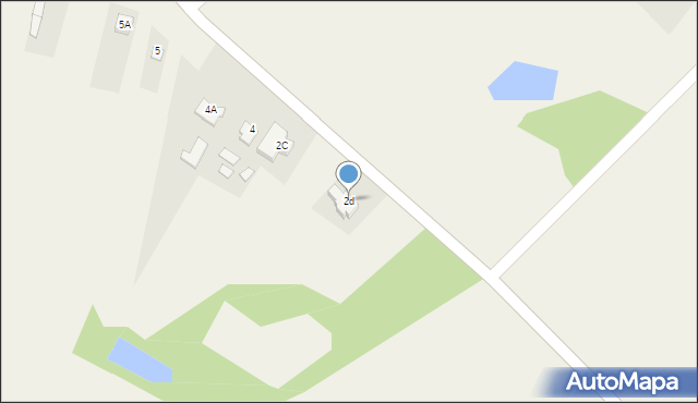 Żabików, Żabików, 2d, mapa Żabików
