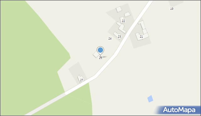 Żabiniec, Żabiniec, 25, mapa Żabiniec