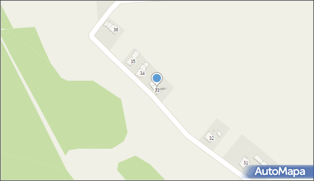 Żabiniec, Żabiniec, 33, mapa Żabiniec