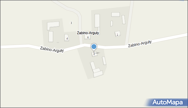 Żabino-Arguły, Żabino-Arguły, 2, mapa Żabino-Arguły