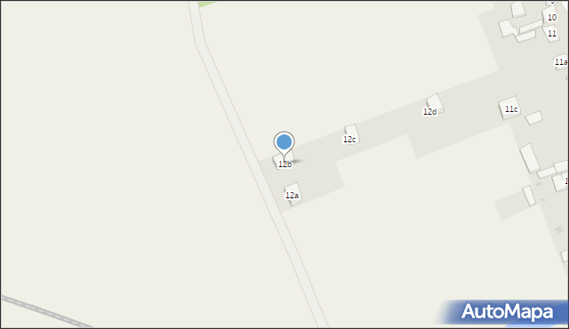 Żabiny, Żabiny, 12b, mapa Żabiny