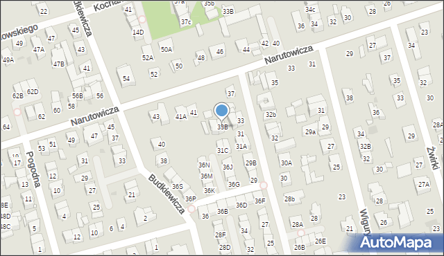 Ząbki, Zakopiańska, 33B, mapa Ząbki