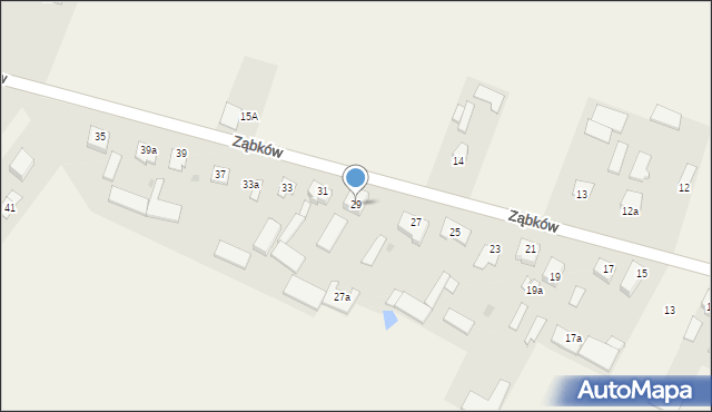 Ząbków, Ząbków, 29, mapa Ząbków