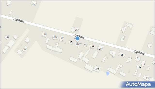Ząbków, Ząbków, 33a, mapa Ząbków