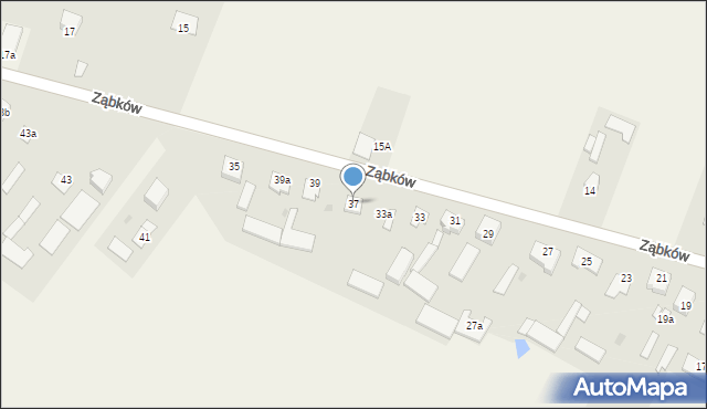 Ząbków, Ząbków, 37, mapa Ząbków