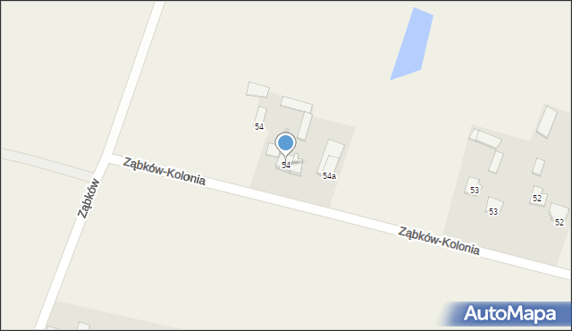 Ząbków, Ząbków, 54, mapa Ząbków