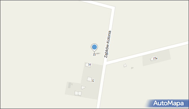Ząbków-Kolonia, Ząbków-Kolonia, 33, mapa Ząbków-Kolonia