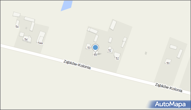 Ząbków-Kolonia, Ząbków-Kolonia, 53, mapa Ząbków-Kolonia